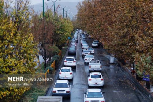 آخرین وضعیت ترافیکی جاده های کشور ترافیک نیمه سنگین در چالوس