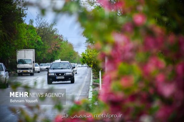 تردد روان و فاقد مداخلات جوی در محورهای شمالی